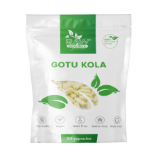Neapstrādāti Gotu Kola pulveri 90 kapsulas.